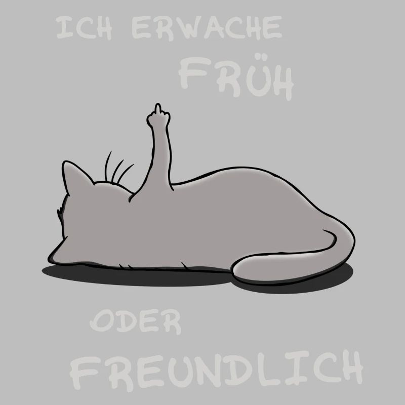 Ich erwache früh oder freundlich