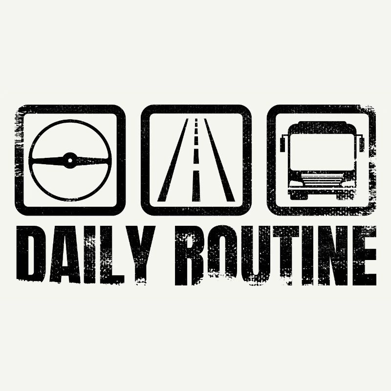 Routine du chauffeur d’autobus