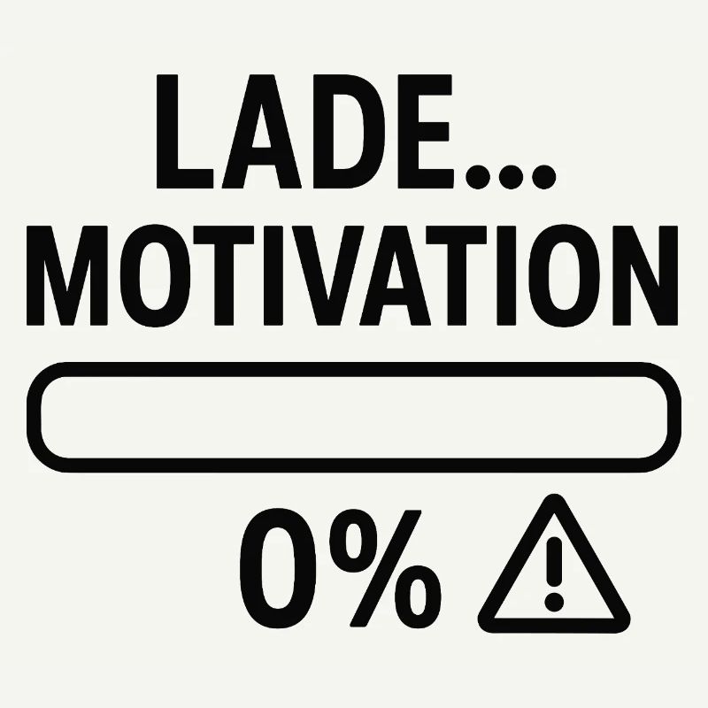 Barre de motivation à zéro