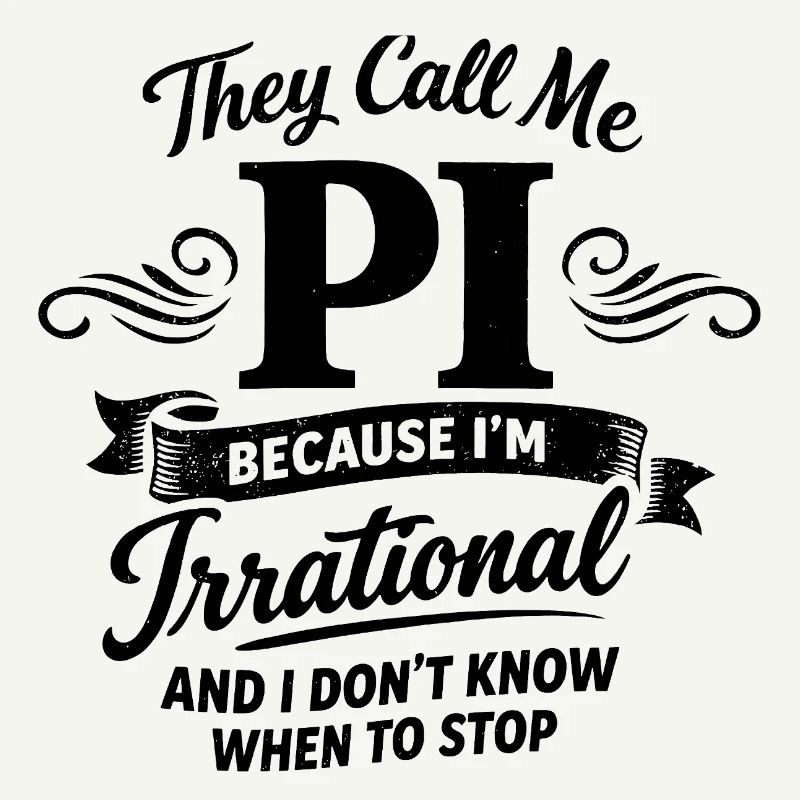 They Call Me Pi Because I'm Irrational Math Spruc