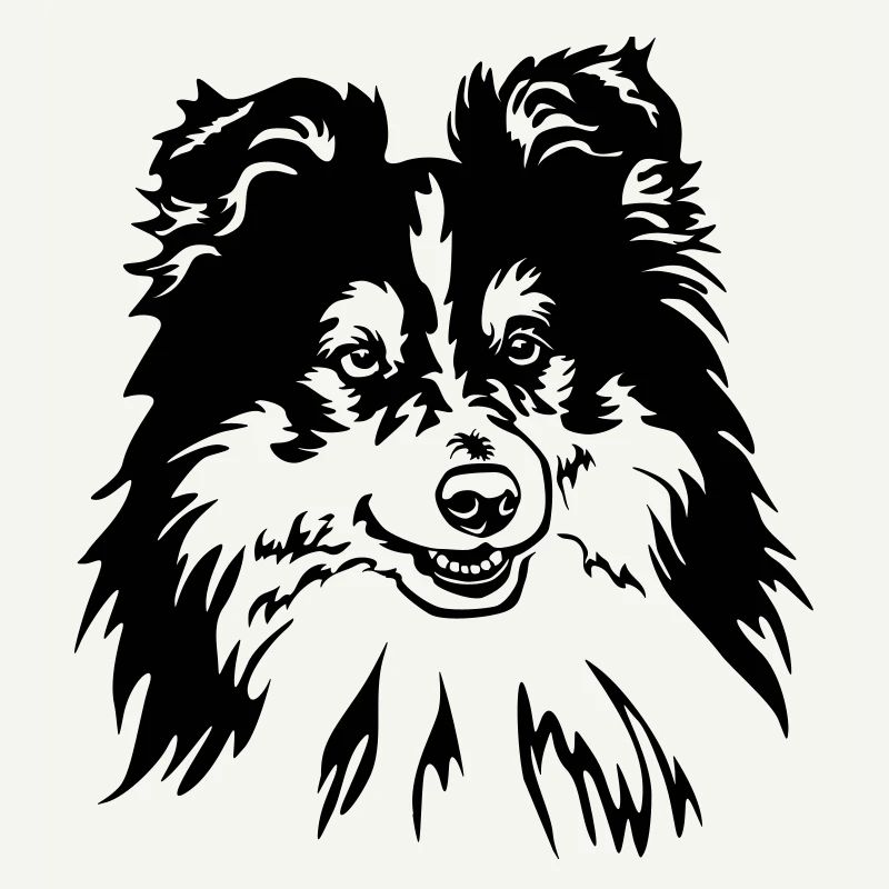 Sheltie Kopf