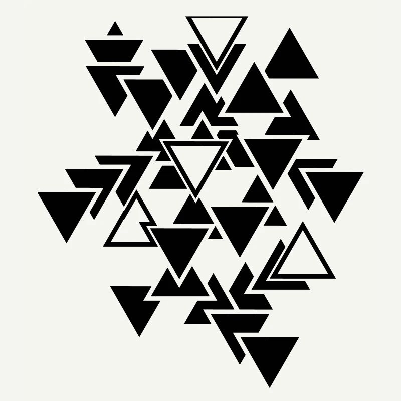 Triangles motif graphique