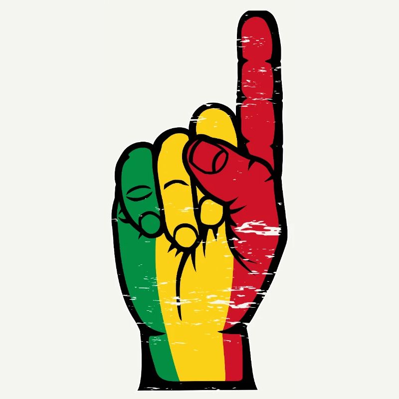 Drapeau du Mali numéro 1 utilisé