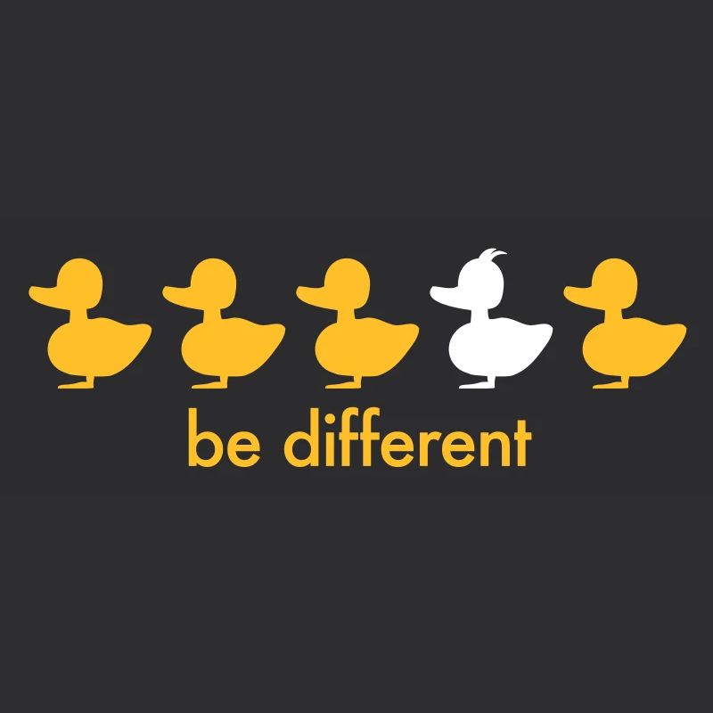 être différente bec de canard de canard Iroquois