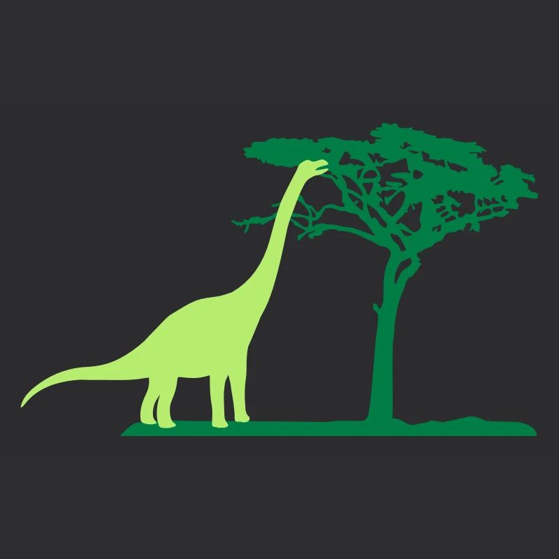 hunger tree eat diplodocus long-neck big huge silh