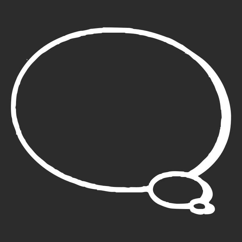 thinking bubble around