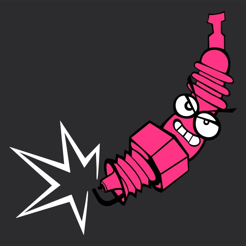 Spark plug with color changing function