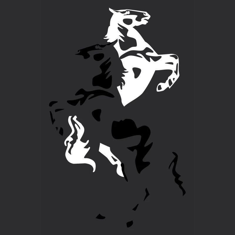 Stallion in two colors - Flex / Flock