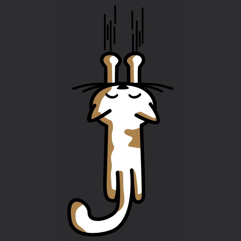 scratching kitty - cat - cats - funny animals-cat