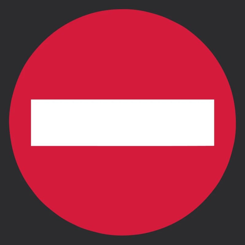 panneau sens interdit 0