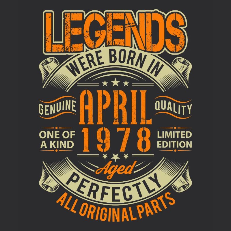 1978 April Birthday Legend
