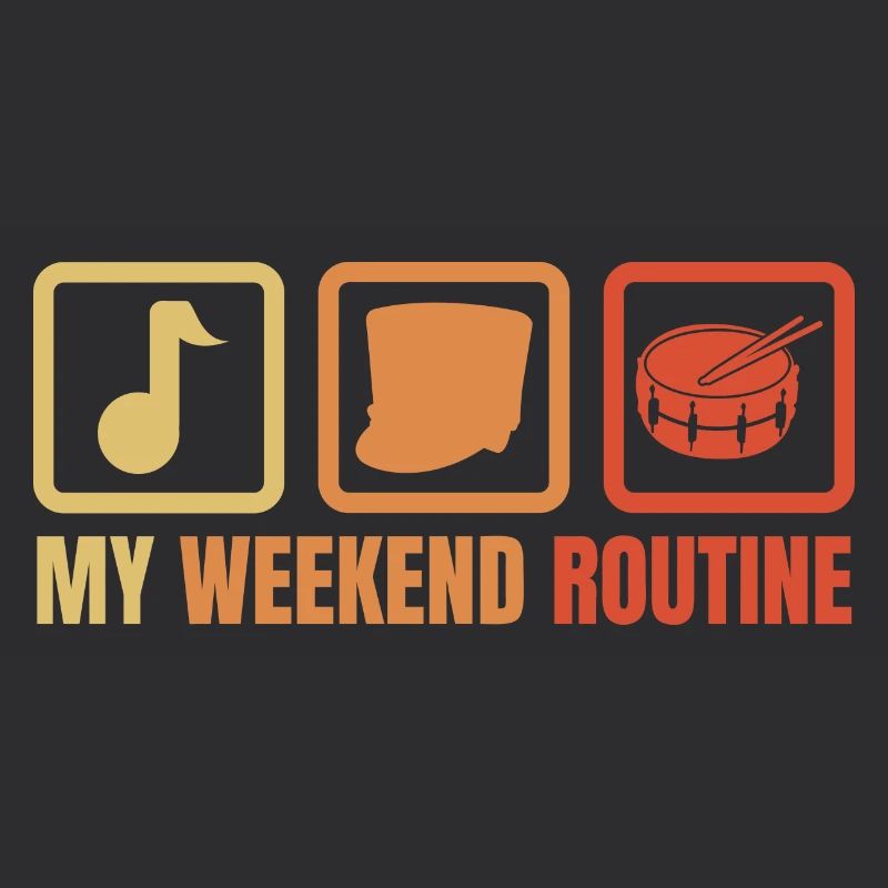 Funny Drummer Weekend