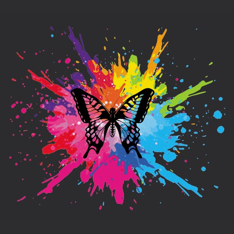 Papillon multicolore