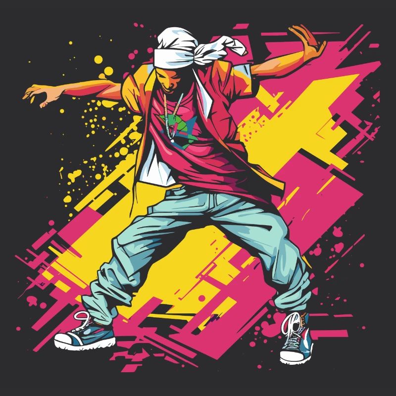 Breakdancer Graffiti