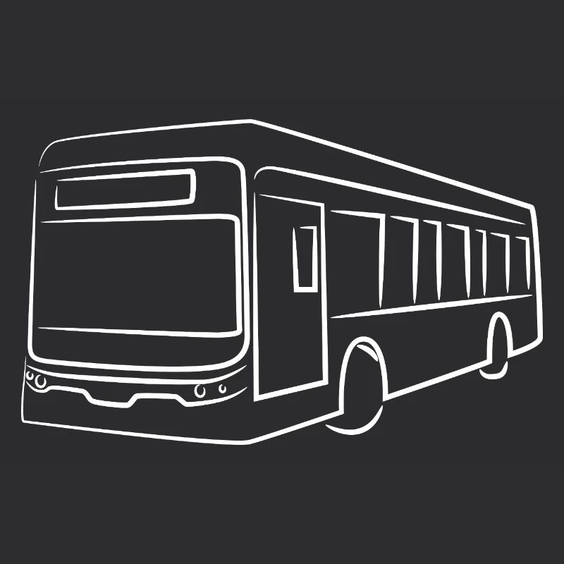 Bus Line Drawing