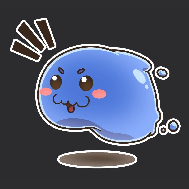 Kleiner springender Schleim