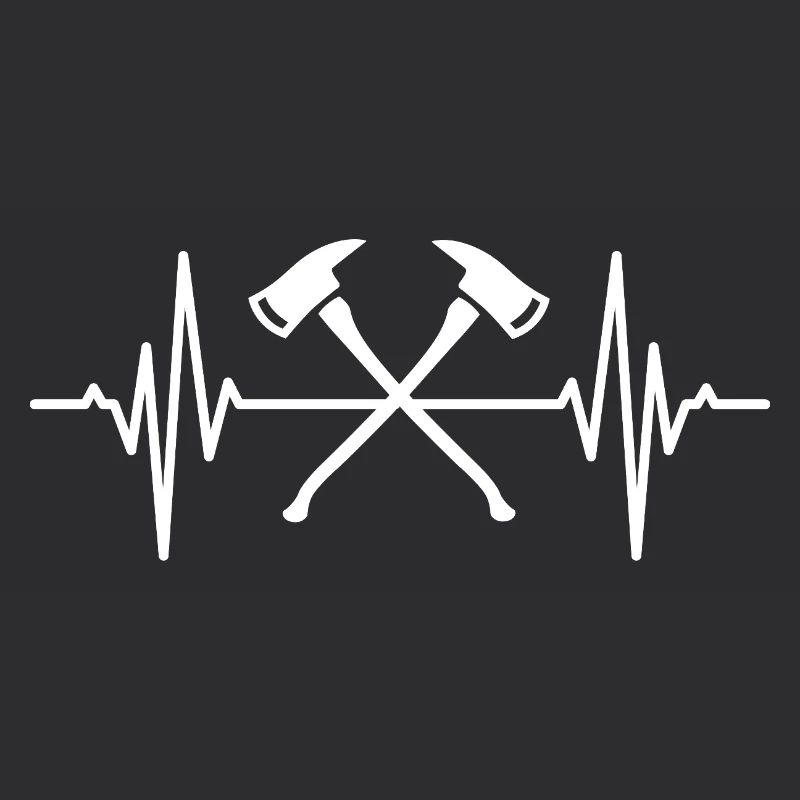 Hache de pompier Heart Line ECG