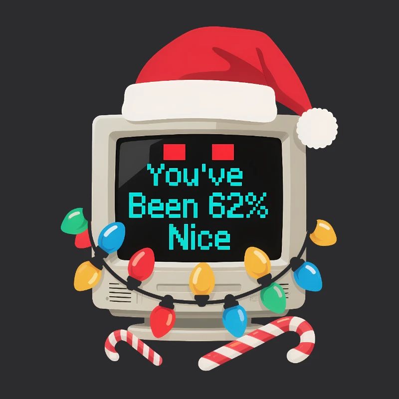 Ordinateur Noël AI Sarcastic Tech Gift