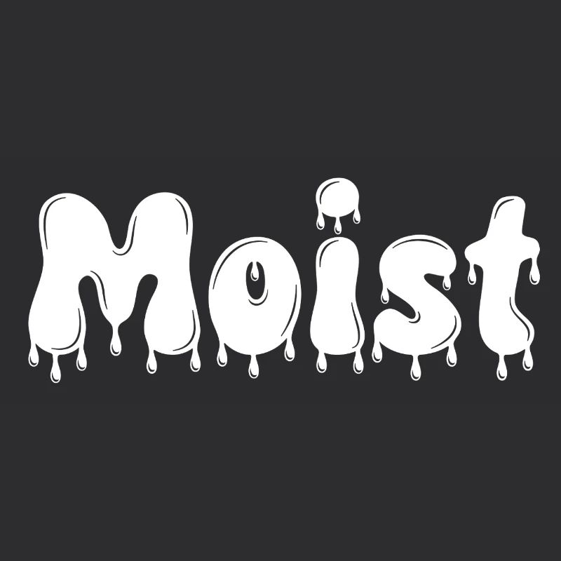 Moist Dripping Text