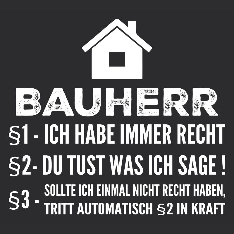 Builder House Construction Site Funny Gift