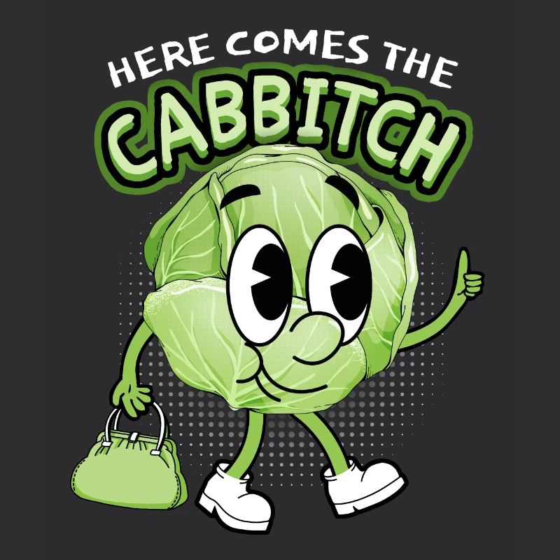Cabbage, funny saying, Manga Cabbitch comic style