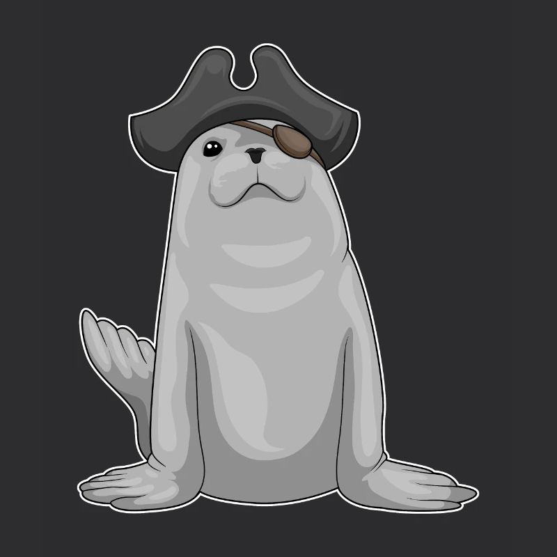 Seal Pirate Eye Patch