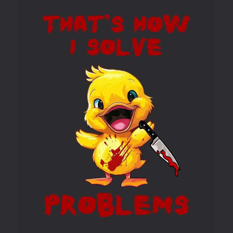 Duck With Knife - How To Solve Problems Funnily