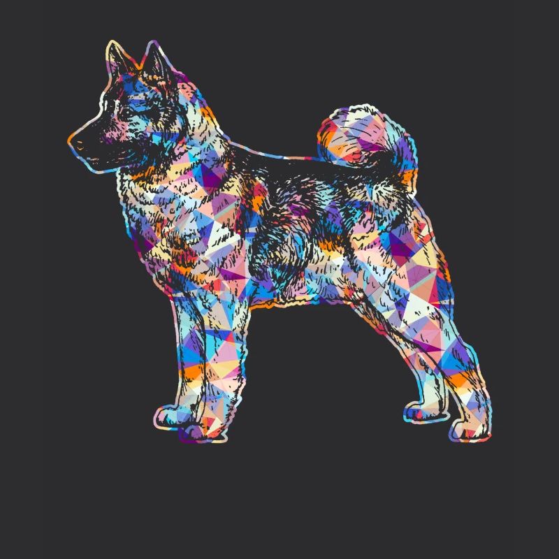 Norwegian Elkhound Geometric