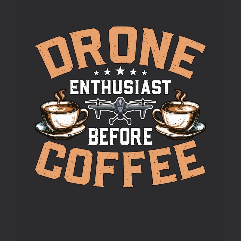 Drone Enthusiast Before Aviation Coffee Lover