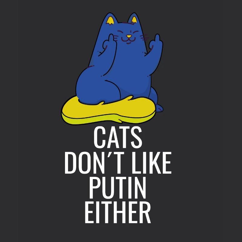 Les chats ukrainiens n’aiment pas Poutine non plus