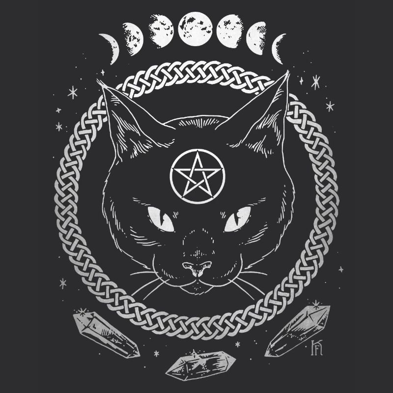 Graphique De pentagramme pour chat