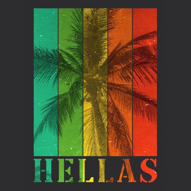 Greece Hellas Summer Palm Trees Beach Sea
