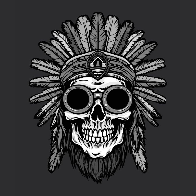 Crâne d'Apache indien