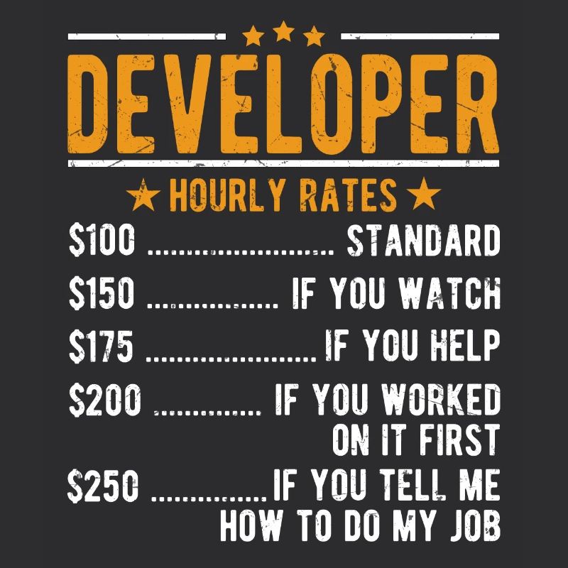 Developer Hourly Wage