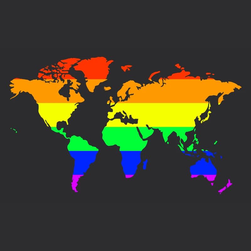 Rainbow World - Outing World Flag