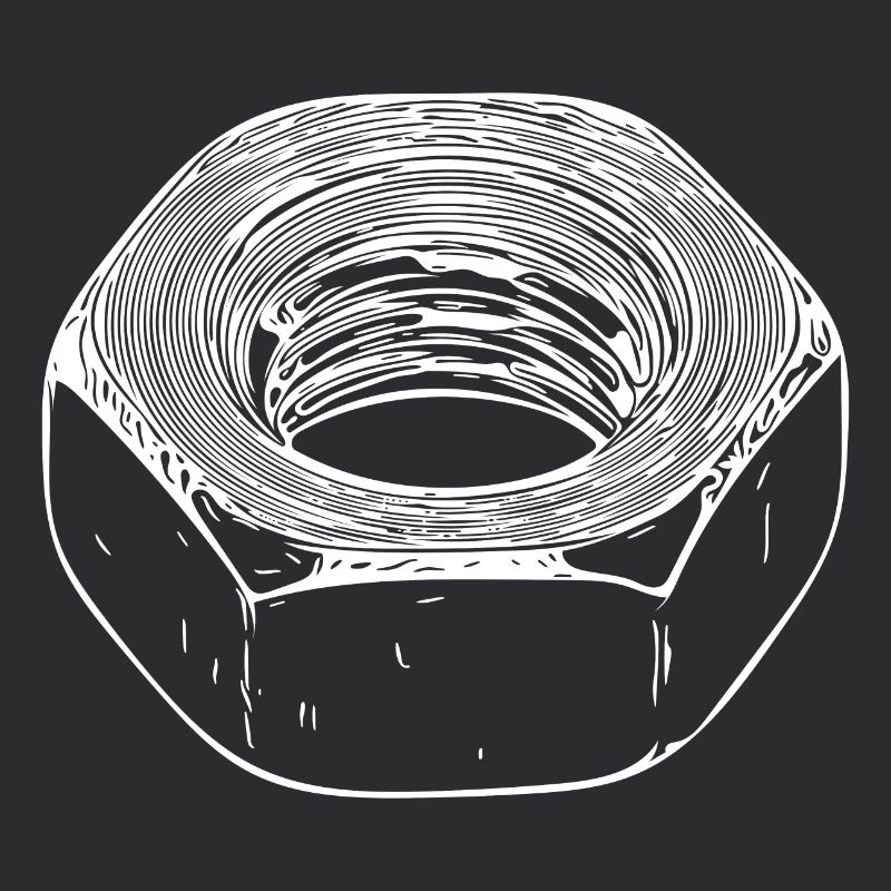 Écrou à vis avec surface vintage