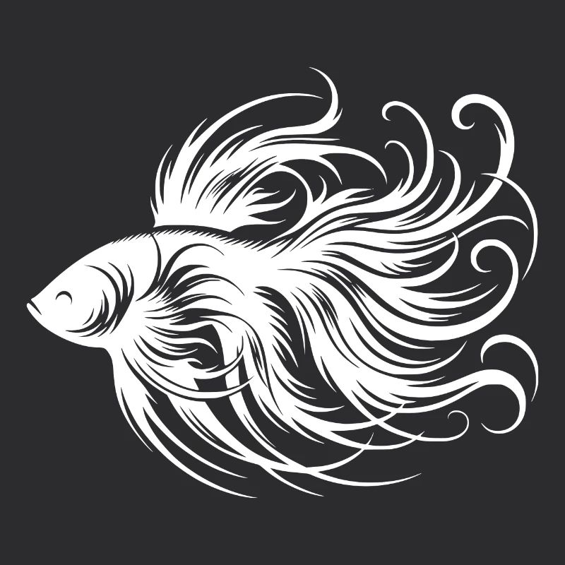 Poisson betta élégant beau poisson labyrinthe