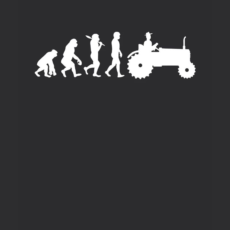 Landwirt Evolution Geschenk Traktor Trecker