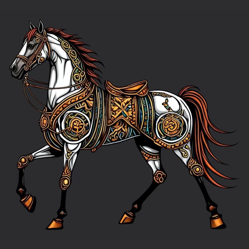 Cheval steampunk