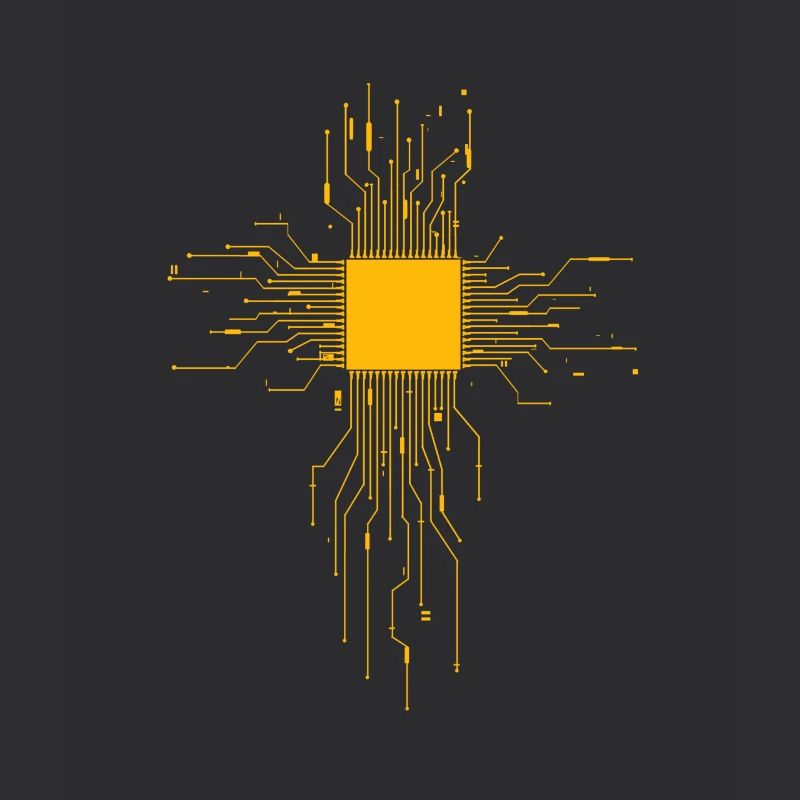 Computer Heart / CPU - Heart