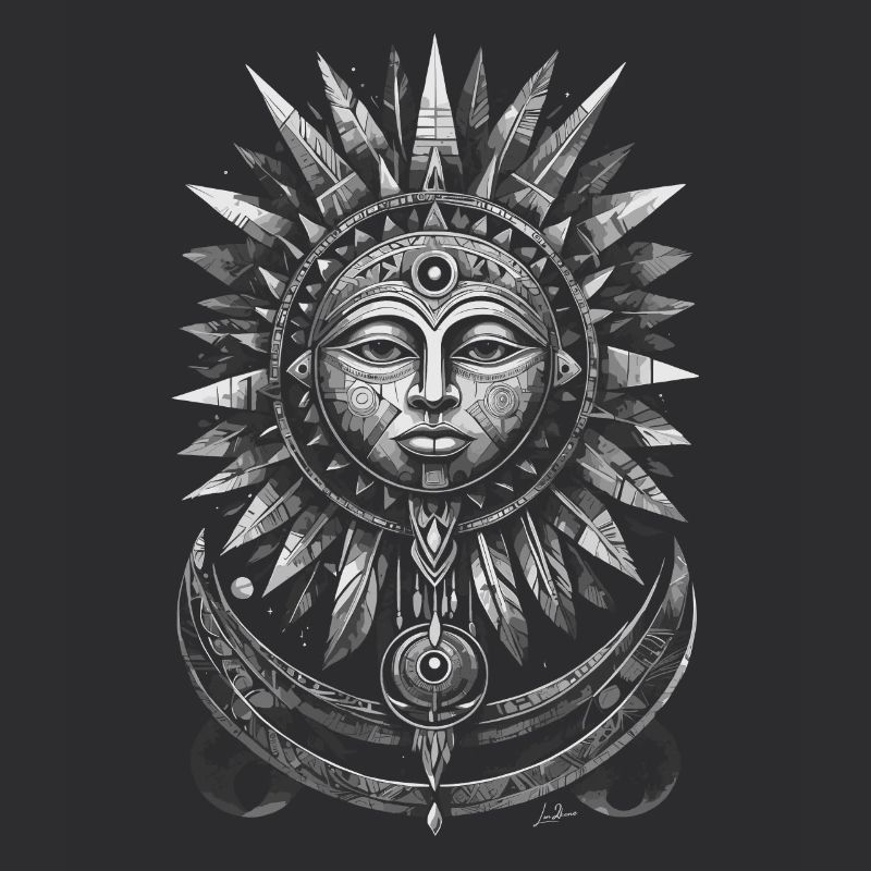 Inca Sun Geometric Silver