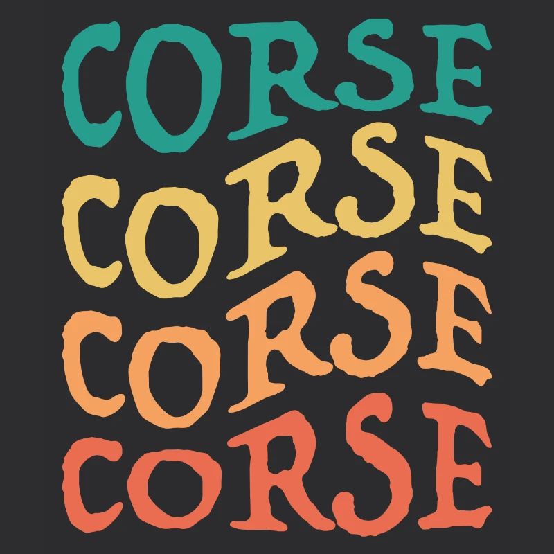 Corse Multicolor Design Geschenkidee