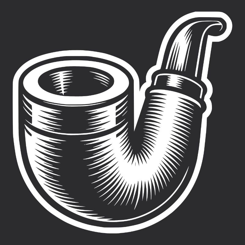 Classic pipe for pipe smokers