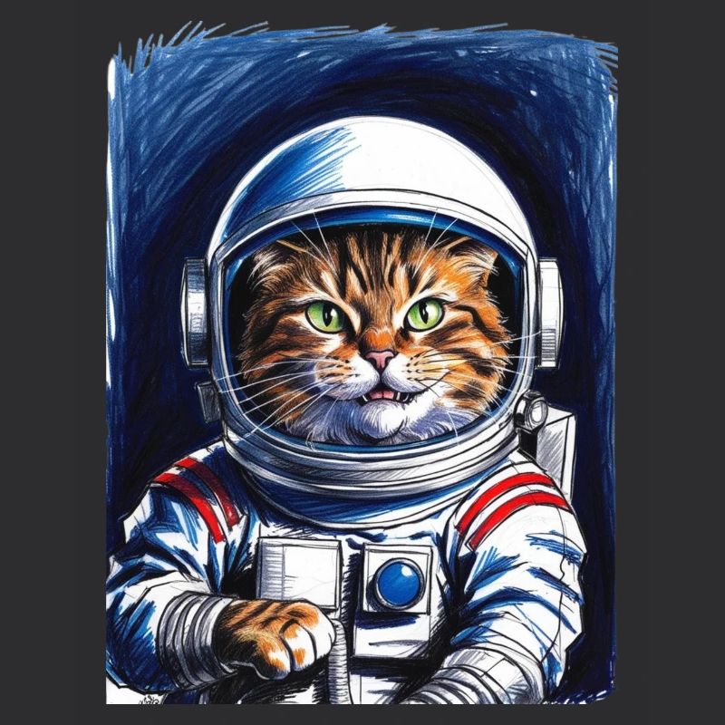 Astronaute Chats Cadeau de l’Espace