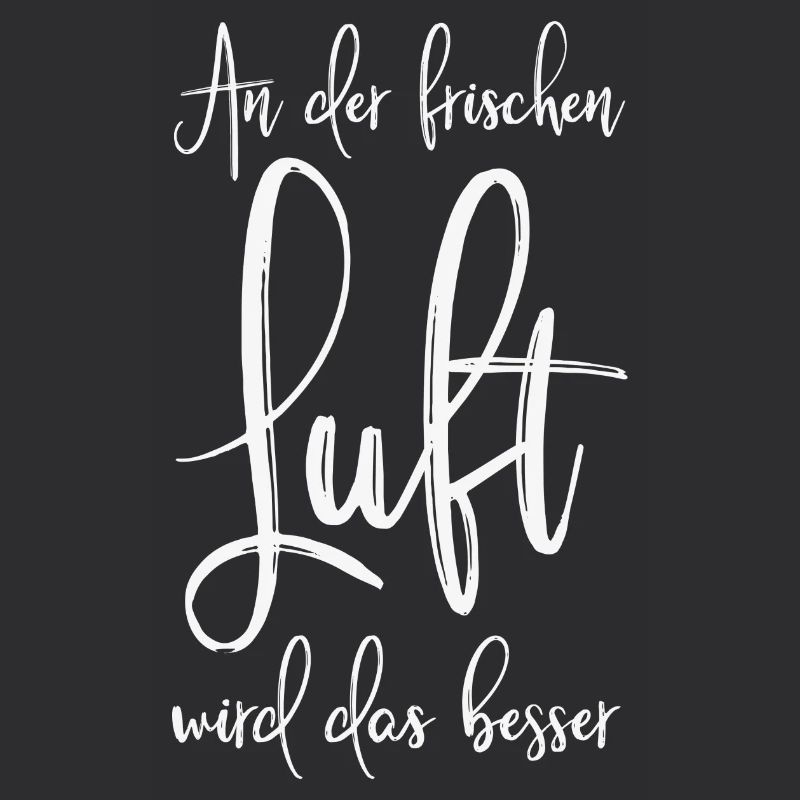 An der frischen Luft wird das besser