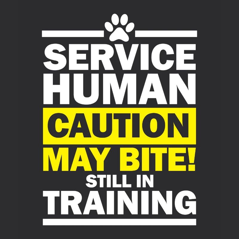 Service Human Caution May Bite Still in Training