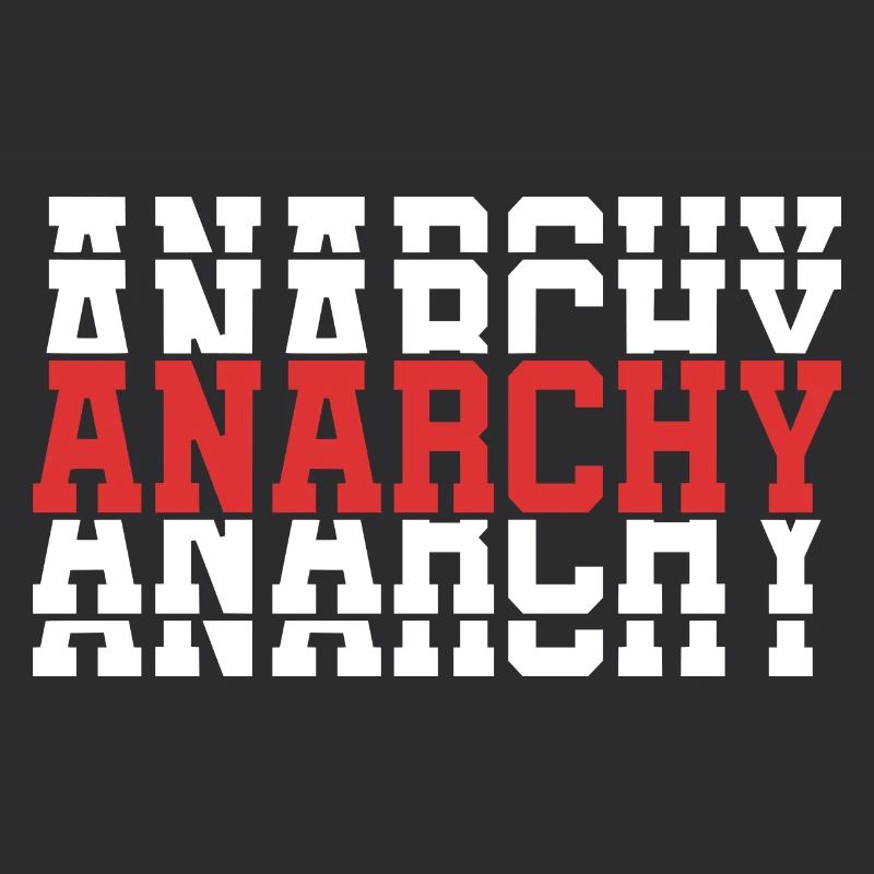 t-shirt Anarchy t-shirt gift idea stacked text