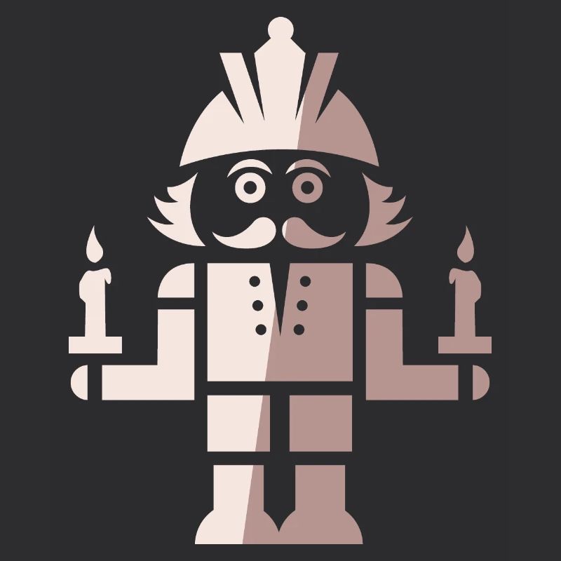 Nutcracker Miner Christmas Symbol Candles