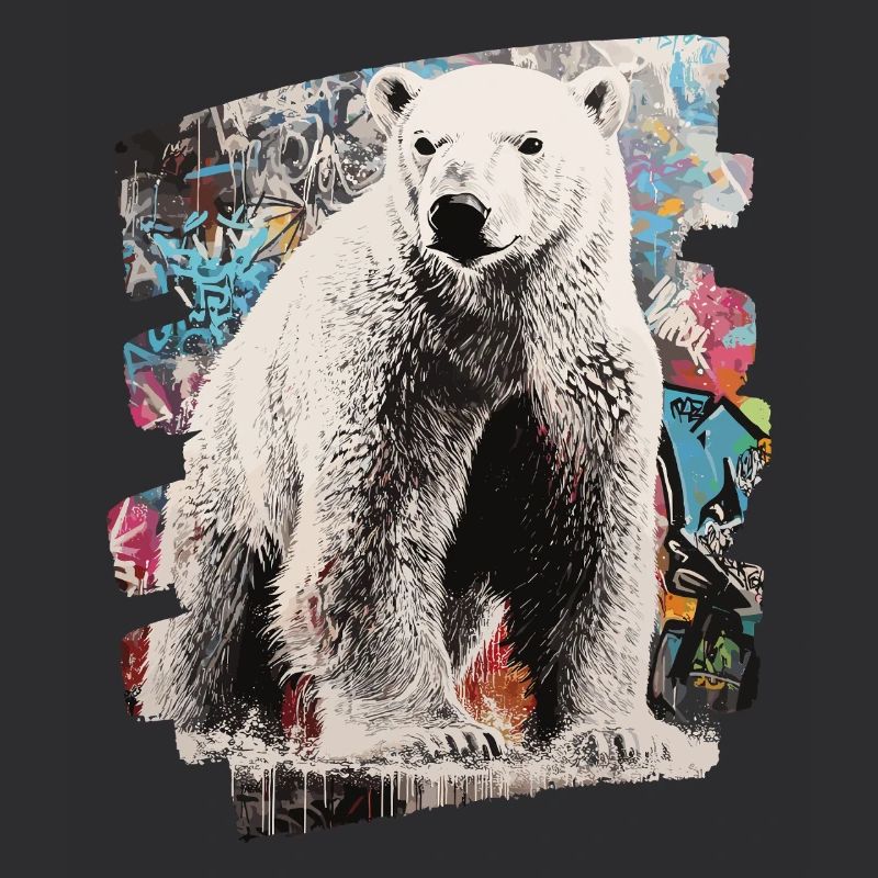 Polar Bear Graffiti Sprayer