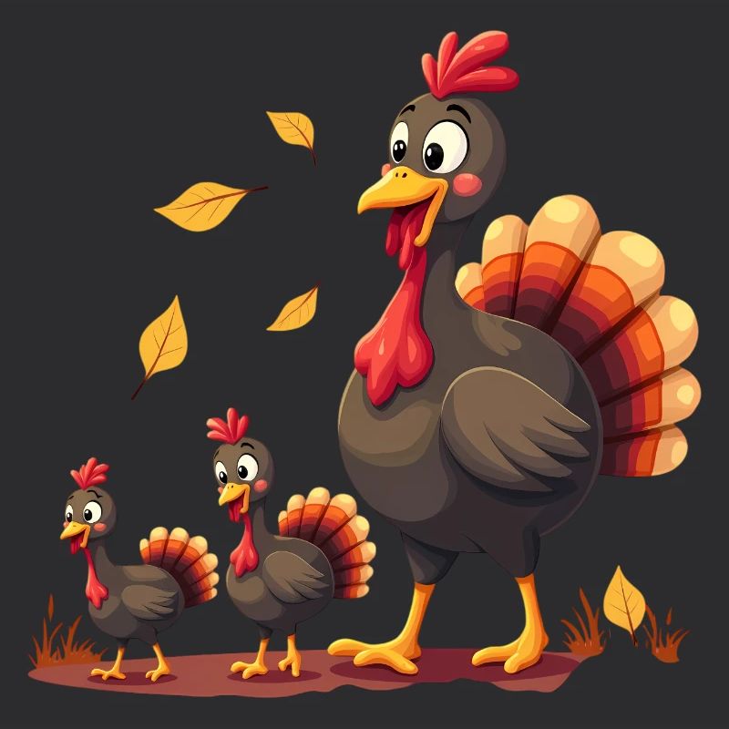 Bébé dinde de Thanksgiving